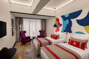 Cama ou camas em um quarto em Sura Hagia Sophia Hotel