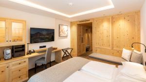 Dapur atau dapur kecil di Hotel Grünauerhof