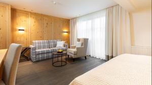 Katil atau katil-katil dalam bilik di Hotel Grünauerhof