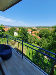 Balkón nebo terasa v ubytování Vila Lav Sokobanja
