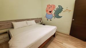 Postel nebo postele na pokoji v ubytování Yueli Homestay