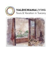 een boek van Vaughan schildertochten en vakantie in Toscane bij La terrazza da Barbara in Torrita di Siena