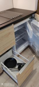 Kuchyň nebo kuchyňský kout v ubytování Apartmán Paula 3