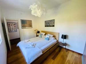 Postel nebo postele na pokoji v ubytování Apartment AlMare