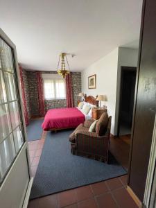 Postel nebo postele na pokoji v ubytování Hotel Los Caspios