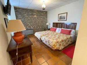 Postel nebo postele na pokoji v ubytování Hotel Los Caspios