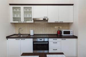 A kitchen or kitchenette at Vila Olívia - Apartmán Olívia 1