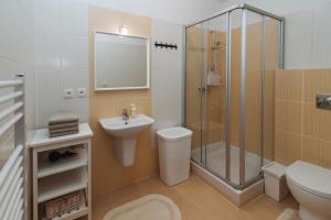 A bathroom at Vila Olívia - Apartmán Olívia 1 Még 30 kép