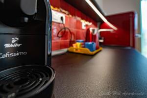 A kitchen or kitchenette at Eger Castle Hill Premium Apartments