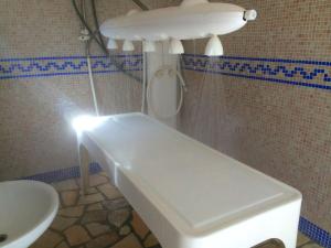 Kúpeľňa v ubytovaní Balneario Caldas de Luna