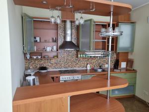 Virtuvė arba virtuvėlė apgyvendinimo įstaigoje LivingPalanga - S. Neries