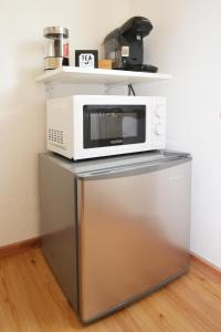 Dapur atau dapur kecil di Gemütliches Apartment in Ruhelage