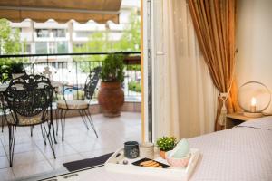 Balkón alebo terasa v ubytovaní Comfort Studio