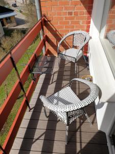 En balkon eller terrasse på Swan City Apartment