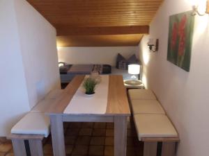Postel nebo postele na pokoji v ubytování Haus Wutzl