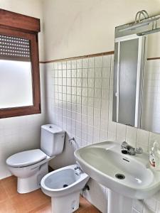 Koupelna v ubytování Casa Barizo- Malpica