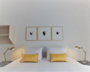 Cama o camas de una habitación en Casal Dos Patos