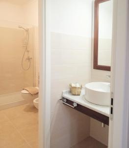 Koupelna v ubytování B&B LaLibellula