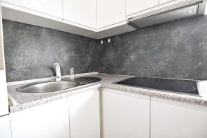 Kuchyň nebo kuchyňský kout v ubytování Moderne Ferienwohnung mit Sat-TV & WLAN