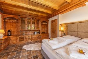Posteľ alebo postele v izbe v ubytovaní Chalet Mountain Plaza - Apt Garden