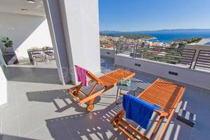 Balkón alebo terasa v ubytovaní Penthouse With Panoramic View Ally