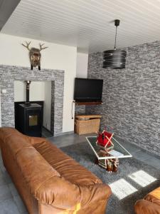 Μια τηλεόραση ή/και κέντρο ψυχαγωγίας στο Appartement soleil