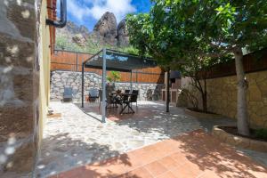 Patio alebo iná vonkajšia časť ubytovania Casa Rural Ayacata