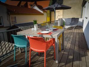 Fotografie z fotogalerie ubytování Swebenhus boven - FeWo mit großer Dachterrasse v destinaci Plau am See