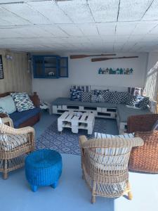 A seating area at Casa Alestelou