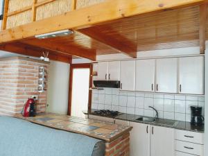 Küche/Küchenzeile in der Unterkunft Riumar "Josef", 490m to beach, private pool, On-Site-Service, dog beach