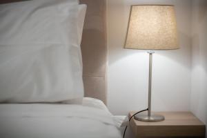 A bed or beds in a room at Beautiful house by the sea