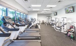 Fitness centrum a/nebo fitness zařízení v ubytování Club Wyndham Desert Blue