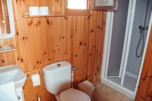 Koupelna v ubytování Camping La Aldea