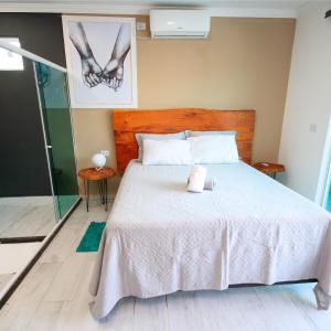 Casas Peroba Maragogi客房内的一张或多张床位
