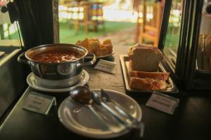 Comida in lodge ou em algum lugar perto