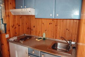 Kuchyň nebo kuchyňský kout v ubytování Camping La Aldea
