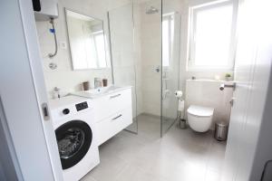 Koupelna v ubytování Sunshine Bay