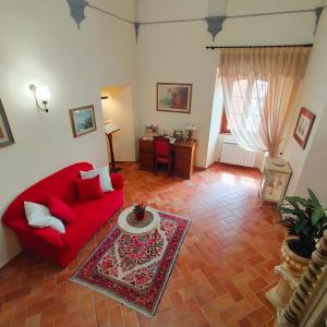Posezení v ubytování Palazzo Stiozzi Ridolfi