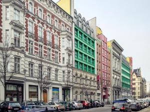 Nespecifikovaný výhled na destinaci Berlín nebo výhled na město při pohledu z hotelu