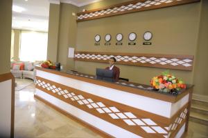 The lobby or reception area at Haile Resort Adama