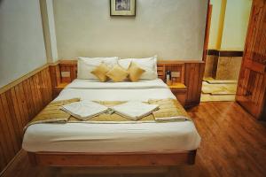 Letto o letti in una camera di Hotel Snow View Manali