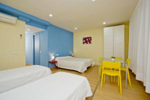 Postel nebo postele na pokoji v ubytování Barcelona City Apartment