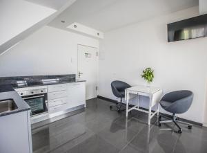 A kitchen or kitchenette at Self Service Hotel Kernhof Langstrasse