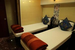Ένα ή περισσότερα κρεβάτια σε δωμάτιο στο Russian Hostel