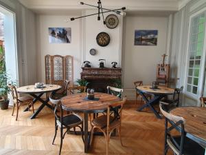 Гостиная зона в B & B Les Secrets des Loges