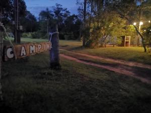 Vrt pred nastanitvijo El Paraje Camping