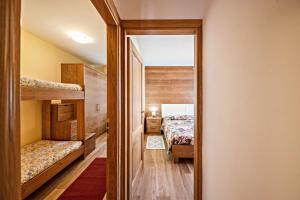 Casa Rancolin emeletes ágyai egy szobában