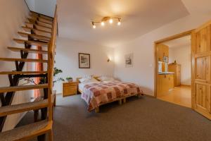 Postel nebo postele na pokoji v ubytování Apartments Rozle