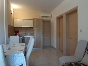 Kuchyň nebo kuchyňský kout v ubytování Apartments EDO