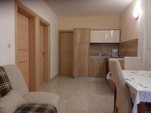 Kuchyň nebo kuchyňský kout v ubytování Apartments EDO